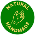 Natural and handmade badge